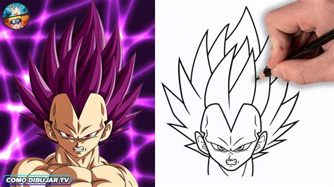 como dibujar a veggito|vegeta dibujos.